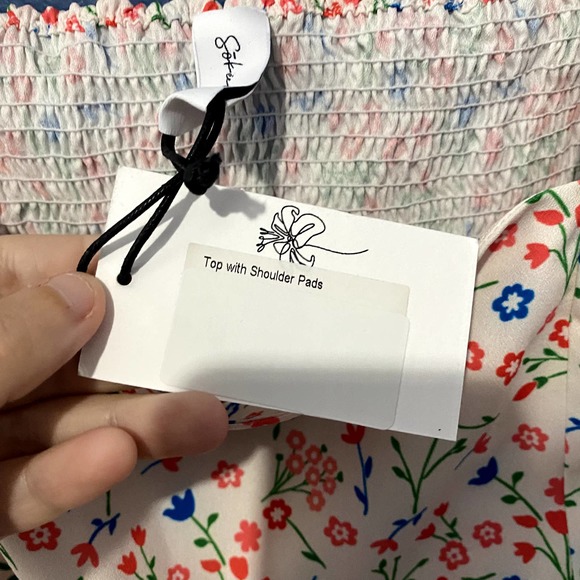 NWT Sokie Collective | Shopbop Cropped Floral Top - Picture 6 of 10
